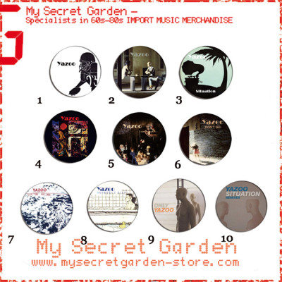 Yazoo - Don't Go, Situation, Upstairs At Eric's Album Pinback Button Badge Set ( or Hair Ties / 4.4 cm Badge / Magnet / Keychain Set )